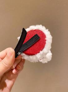 1 kẹp tóc hình mũ nhung đỏ và trắng Giáng sinh cho bé gái - Nhiều màu - Xem 8