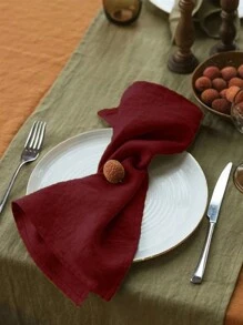 2/6/12/300pcs Modern Minimalist Style Soft Absorbent Solid Color Vintage Inspired Hotel Restaurant Home Party Decorative Napkins, Placemats, Coasters