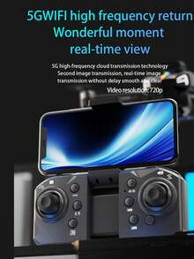 C15S, Dron, Evitación inteligente de obstáculos, Motor sin escobillas, Fotografía aérea de alta definición, Cuadricóptero, Plegable, Aeronave controlada por control remoto, Colores de accesorios aleatorios - multicolor - Ver 7