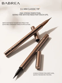 babrea 0.6毫升眼线笔，适合日常使用 - 08黑色極細款 - 查看 5