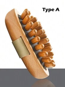 Natural Wooden Anti Cellulite Massager Wood Hand-Held Massager Body Brush Muscle Relax Sauna Spa Head Massage Brush,Hair,Hair Tools,Hair Care,School,Back To School,Travel,Travel Essentials,Home Essentials,Spa,Massage Tool,Massage,Massager,Spa