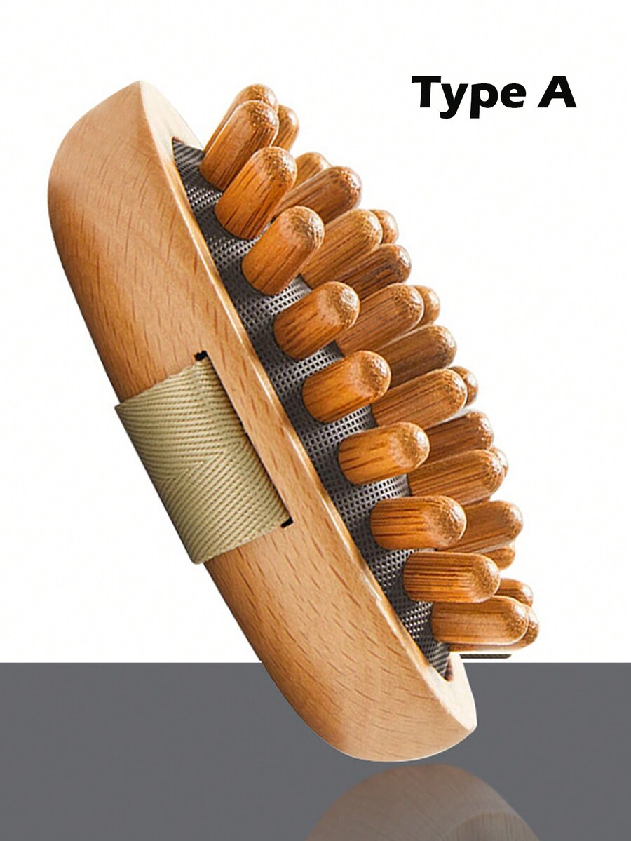 Natural Wooden Anti Cellulite Massager Wood HandHeld Massager Body