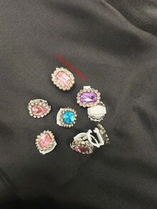 8 Phụ kiện giày đá quý nhiều màu Dây giày Trang trí DIY, Thích hợp cho trang phục thường ngày, giày thể thao, Đa năng - Nhiều màu - Xem 5