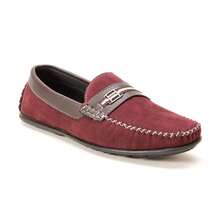 Mocassim Sapatilha +RELOGIO  Casual Confortável Casual Camurça - Café e bordo + relógio - Visão 3