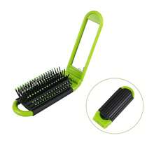 1 chiếc lược gương gấp nắp lật mini cầm tay, lược gương gấp nhỏ gọn để trang điểm - Nhiều màu - Xem 9