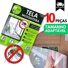 Window Mosquito Screen Net Kit 10 Pieces Anti Mosquitoes Mosquitoes Midge - 白色 - 查看 4