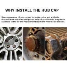 20 件 17/19/21 毫米车轮螺母盖螺栓帽，乙烯基螺栓盖汽车轮毂螺丝保护防工具，大众帕萨特途观汽车轮辋六角螺母，带拆卸工具 - 彩色 - 查看 4