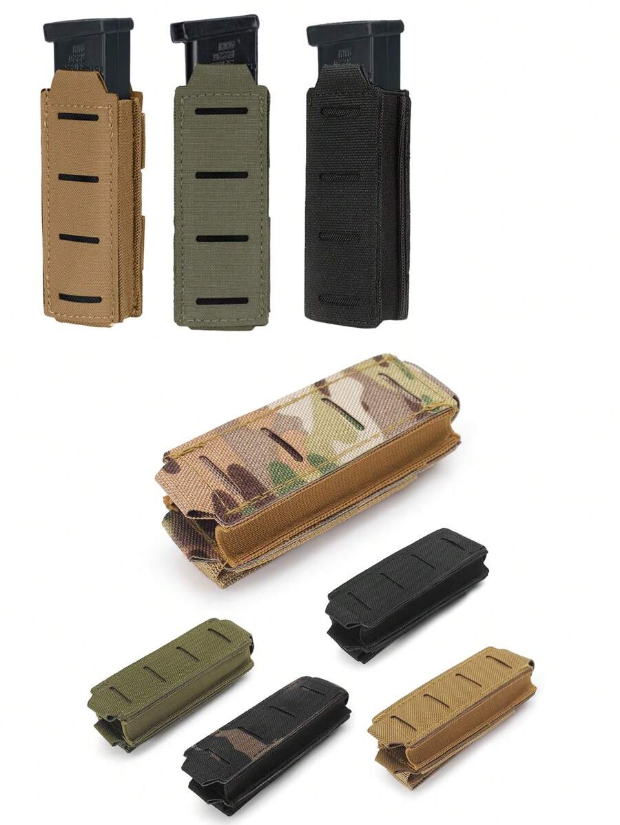 Laser Cut Molle 9mm Magazine Pouch For 17 M9 Single Mag Bag Flashlight Pouch Knife Holster Hunting Gear Funny Gifts Travel Christmas Holiday Thanksgiving Gifts For Men Vacation Hiking Men Gifts Laptop Winter Large Capacity Multi-Functional Outdoor Portable Fashionable Casual Student Dad Gifts Boyfriend Gifts Goyard Chest Bag For Men Side Bags For Men Satchel Bag Leather Bag Hobo Bag Hip Bag Travel Essentials Holiday Essentials Fanny Pack Summer School Bag Spring School Supplies Belt Vintage Camouflage Side Bags For Men