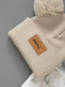 针织新生儿帽子冬季春季儿童无檐便帽女童男童婴幼儿配饰儿童帽子弹力0-3岁幼儿女孩男孩帽子