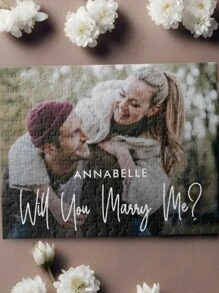 Rompecabezas fotográfico de 40/80/120 piezas, tamaño A4/A5, rompecabezas portátil para adultos, regalo personalizado de vacaciones/conmemoración