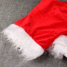 长度 150 厘米/170 厘米圣诞连帽斗篷，圣诞节女士连帽斗篷表演服装，温暖的长款冬季斗篷 - 紅色 - 查看 6