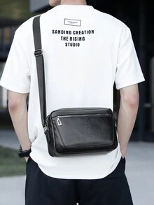 1 chiếc túi đeo chéo/xách/ngực/xách tay Unisex, da PU, nhiều ngăn, sức chứa lớn, dây đeo có thể điều chỉnh, di động, phong cách công sở/thường ngày, thích hợp để đi làm, đi học, du lịch, mua sắm, quà tặng túi đi biển Halloween Giáng sinh túi tập thể dục túi đeo chéo chất liệu PU túi đeo vai công sở cổ điển quà tặng lý tưởng túi đeo vai cổ điển đơn giản túi đeo hông đi bộ đường dài sinh viên đa chức năng ngoài trời thời trang thường ngày kỳ nghỉ túi đeo hông cổ điển - Nhiều màu - Xem 12