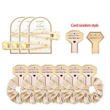 12PCS Bridesmaid Hair Clips No Bend Hair Clips No Crease Hair Clips Gold Glitter Makeup Bangs Hair Clips(6pcs Hair Clips+6pcs Scrunchies)Bridal Shower Gifts Silk Satin Soft Hair Accessories Bridesmaid Wedding Favor Women,Christmas