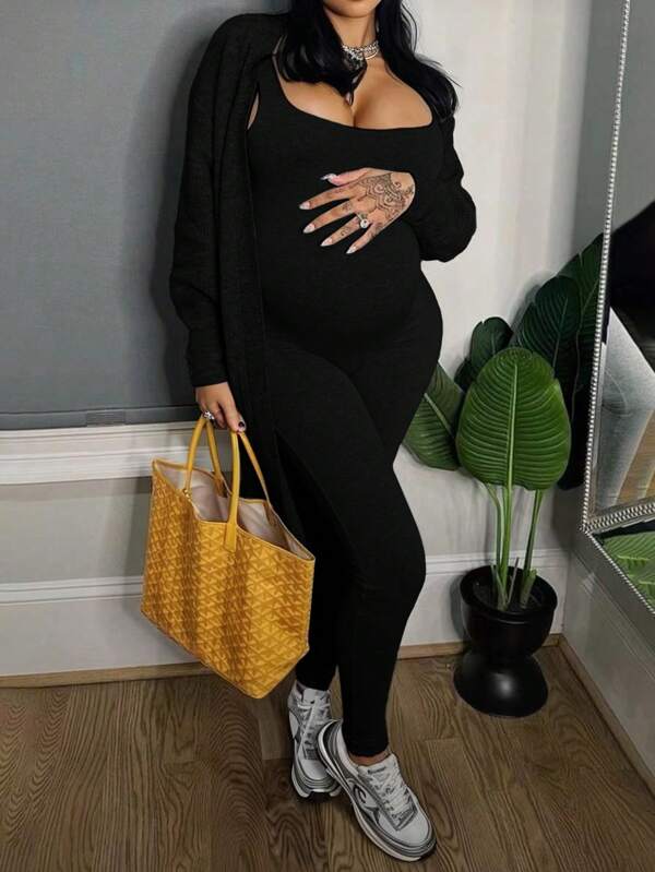 Pregnant Women Fashion Comfortable Sports & Casual Jumpsuit, For Maternity