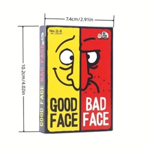 Good Face Bad Face: Fast-Paced & Fun Card Game For All Ages - Enhance Your Skills & Reaction Time - Multicolor - View 7