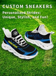 1 Pair Carolina Baseball Custom Sneaker, Personalized Name Running Shoes, Custom Blade Sneakers, Personalized Gift Low Top Running Shoes, Name Sneakers, Personalized Running Shoes For Women And Men, Personalized Sports And Casual Shoes, Gift For Mom/Dad/Her/Him/Girlfriend/Boyfriend/Wife/Husband/Friend