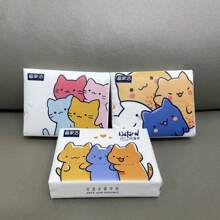 150 hojas/Paquete, Pañuelos faciales premium reforzados, Servilletas de papel, Papel de tejido, Papel absorbente y duradero, Para hogar, dormitorio, oficina, compañía, exteriores, suministros de limpieza, herramientas de limpieza