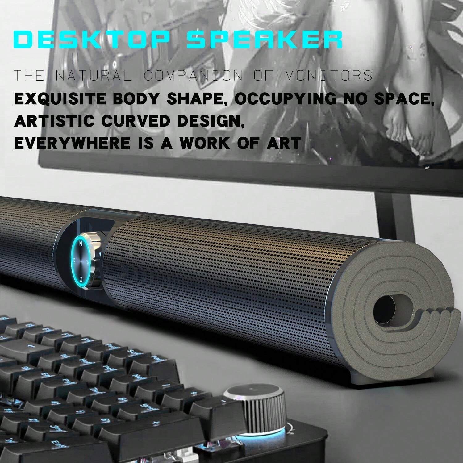 Home Theater TV Sound System, Supports Wireless, TF Card, AUX, And FW