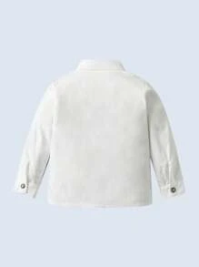 BOARNSEORL 男婴绅士套装三件套，格子长袖衬衫配蝴蝶结和长裤，时尚帅气，适合生日派对、正式场合、婚礼等场合。 - 卡其色 - 查看 5