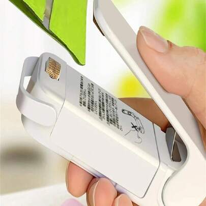 Máquina selladora de bolsas de calor mini, selladora de paquetes, sellador térmico de bolsas de plástico para alimentos, sellador portátil, accesorios de cocina para empacar