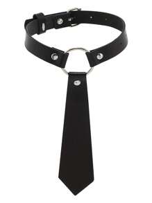 1 件朋克风格哥特式摇滚铃铛和蝴蝶结项链颈链，适合女性日常佩戴、节日派对和创意生日/情人节礼物情人节、妈妈、母亲、母亲节、礼物 - 黑色 - 查看 6