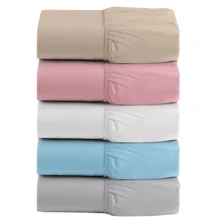 200 Thread Count Single Sheet With Elastic, Velvety Touch, High Quality Micropercale - Rusty Rose - View 1