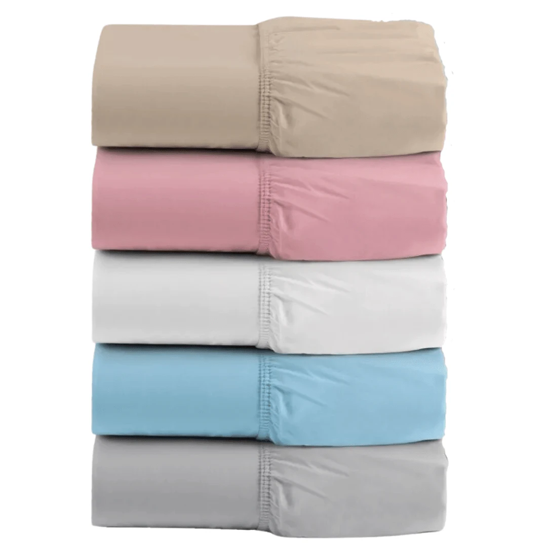 200 Thread Count Single Sheet With Elastic, Velvety Touch, High Quality Micropercale - Rusty Rose - View 1