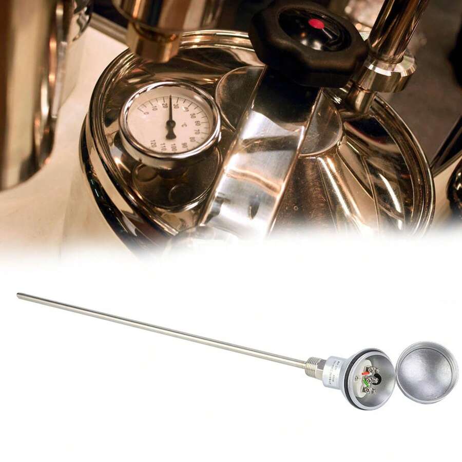RTD PT100 Temperature Sensor Probe With 1/2 NPT Thread And Thermocouple ...