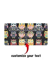 Personalized Car Tag License Plate, Checkered Name Car Tag, Front Car Tag, Custom License Plate, Personalized License Plate, Initial Car Tag Gifts Birthday Graduation - Multicolor - View 4