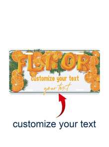 Personalized Car Tag License Plate, Checkered Name Car Tag, Front Car Tag, Custom License Plate, Personalized License Plate, Initial Car Tag Gifts Birthday Graduation - Multicolor - View 6