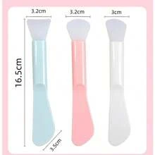 Dụng cụ đắp mặt nạ trang điểm - Cọ đắp mặt nạ silicon hai đầu, thìa, que đắp mặt nạ, dụng cụ trộn và đắp mặt nạ đầu mềm - Nhiều màu - Xem 10