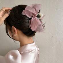 1pc Butterfly Women's Large Premium Sweet Hair Clip Back Head Hair Claw Headpiece Hair Claw, Hair Accessories Hair Clips Hair Jaw Clip Hair Clamps Hair Clutch Hair Catcher Clip, Claw Clip Fall Winter For Vacation Outfits Woman