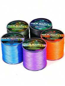 SOUGAYILANG 8-Strand  328YDS   PE Braided Fishing Line,Abrasion Resistent Multifilament 10-100LB Fishing Line ,For Saltwater And Freshwater - Màu xanh lam - Xem 3