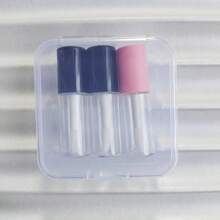 2pcs/Set 3ml Portable Empty Clear Mini Lip Gloss Tube Refillable Lip Balm Gloss Lipstick Containers For Women DIY Makeup Bottles