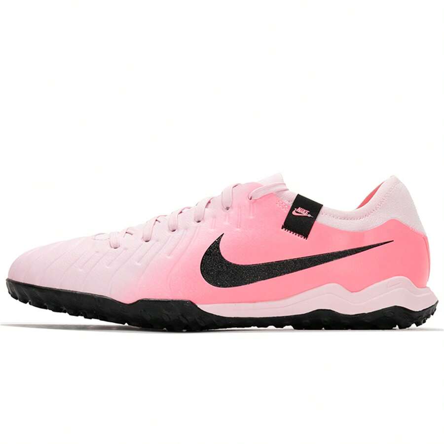 Nike 男子足球钉鞋，适合在草地 TF 场地上进行比赛、练习和训练 - 黑/泡沫粉 - 查看 1
