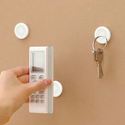 5pcs Magnetic Wall Hooks, Space-Saving Wall-Mounted Magnetic Hangers For Router, Power Strips, Gadgets, Remote Controls, Multi-Functional Organizer For Kitchen, Bathroom, Office, And Bedroom