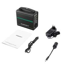 Swarey Station d'alimentation portable SWAREY 150 W (valeur de crête 300 W), station d'alimentation solaire, 166 Wh/52 000 mAh, générateur d'alimentation, générateur de stockage d'énergie solaire, chargeur de batterie, alimentation de secours d'urgence pour 16 15 14 13 12 11/Pro/Max/Plus/Mini/8/SE/X/XS, Airpod 4/3/2/Pro2/Pro