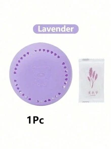 قطعة واحدة من معطر الهواء العطري الصلب، تشمل علبة تغليف إضافية، أقراص العطر لاستخدام المنزل والسيارة والحمام والغرفة والخزانة والحمام - ذو رائحة ورقية