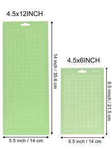 4.5 X12 英寸 / 4.5 X6.5 英寸切割垫、多片粘性切割垫、粘性防滑切割垫、适用于 Joy Accessories 的多片粘性切割垫 - 用于激光雕刻、乙烯基切割和工艺品 - 网格粘性防滑切割垫，适用于工艺品、绗缝、缝纫、剪贴簿和所有艺术，非常适合 DIY 工艺品和纸雕 返校、返校、学校用品 - 套裝 - 查看 2