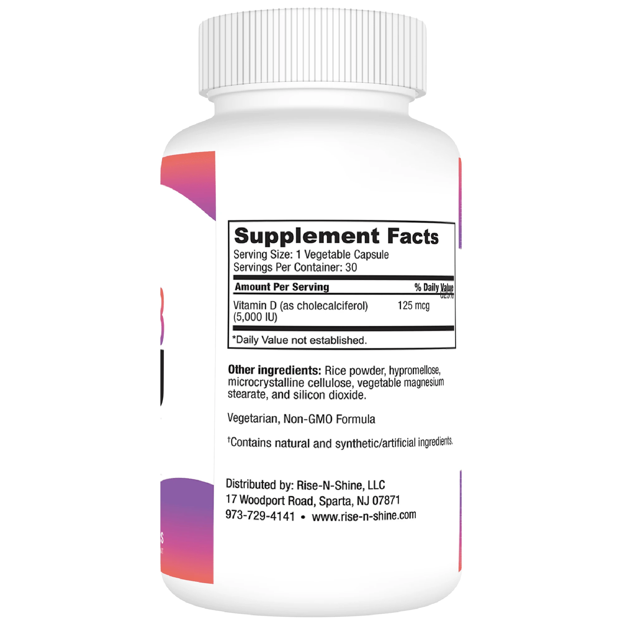 RiseNShine Vitamin D3 5000 High Potency D3 Supplement For Immune