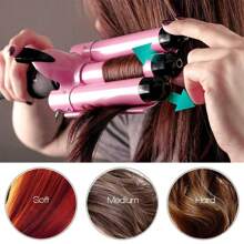 Triple Barrel Hair Waver, Ceramic Curling Iron With Adjustable Temperature, 25mm Waver For Long Or Short Hair, Fast Heating, Lasting Beach Waves, Gifts For Women, Mother's Day Gift