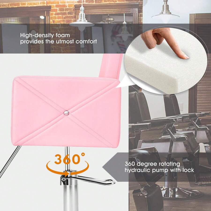 Artist hand Artist Hand Salon Black Chair Hair Stylist, Women, Man