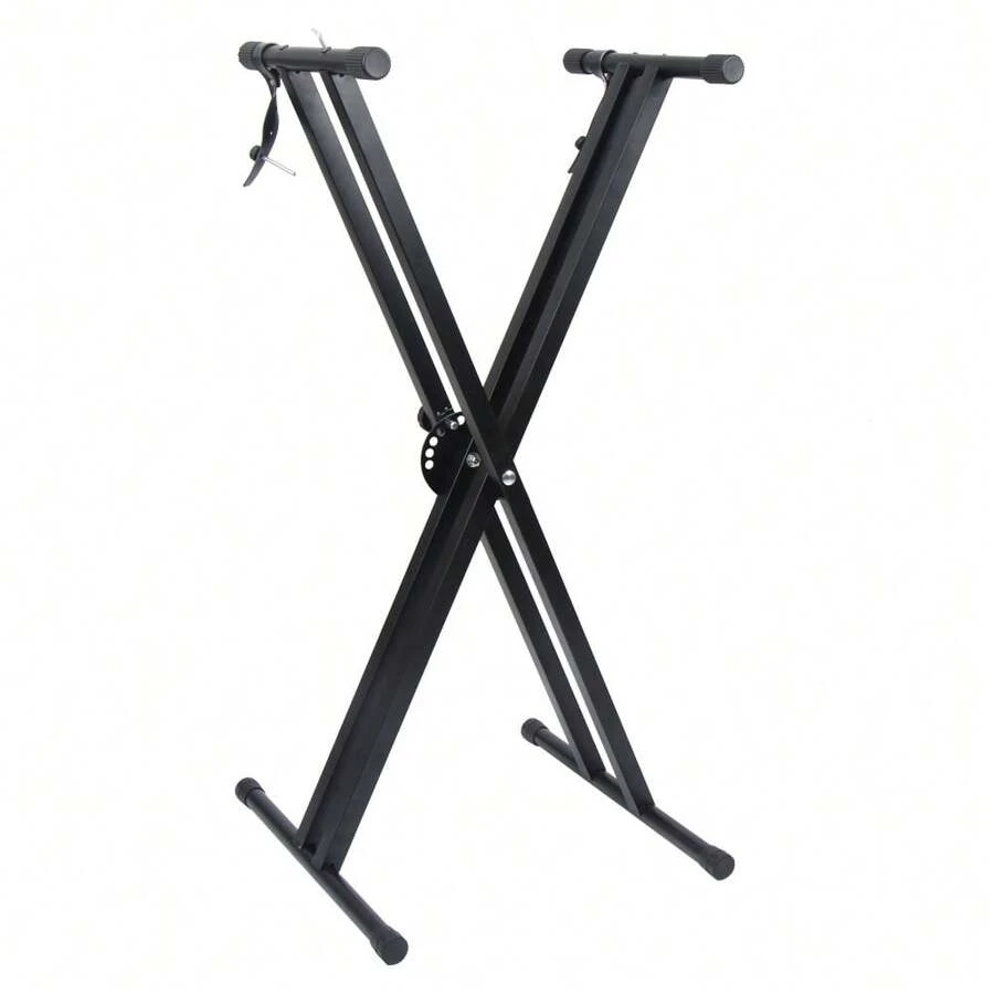 Dual-Tube X-Shape Keyboard Stand Black - 黑色 - 查看 1