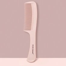salon fashion 1pc/5pcs Set Wide Tooth Comb, Styling Comb Set, Suitable For Various Hairstyles And Detangling - Wide Tooth, Fine Tooth, Parting Tail Comb, Hair Styling, Double Wide Tooth Comb, Suitable For Wet Hair, Wavy Hair, Thick Curly Hair - Pink - View 8