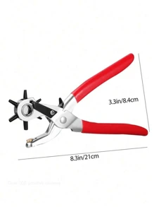 1pc Multifunction Belt Punch Tool, Simple Hadfield Steel Hold Punch For Household