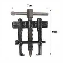 2.5" Adjustable Clamping Depth 2 Leg Gear Puller Hub Bearing Removal Pulley Tool - Black - View 3