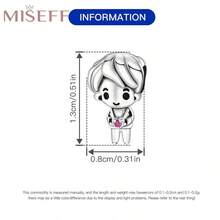 MISEFF Mới 1 Chiếc Bạc Sterling S925 Mặt Dây Chuyền Đẹp, Mặt Dây Chuyền Nam Cỏ Bốn Lá Màu Hồng Tình Yêu Vô Hạn Hạt May Mắn Cho Vòng Tay DIY Phụ Kiện Làm Trang Sức Cao Cấp Quà Tặng Sinh Nhật Thời Trang Quà Tặng Ngày Lễ Tình Nhân - Bạc - Xem 5