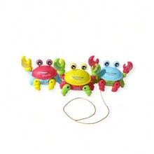 Yong Battery Operated Fun Musical Toy Crab Runaway With Lights - Green - View 5