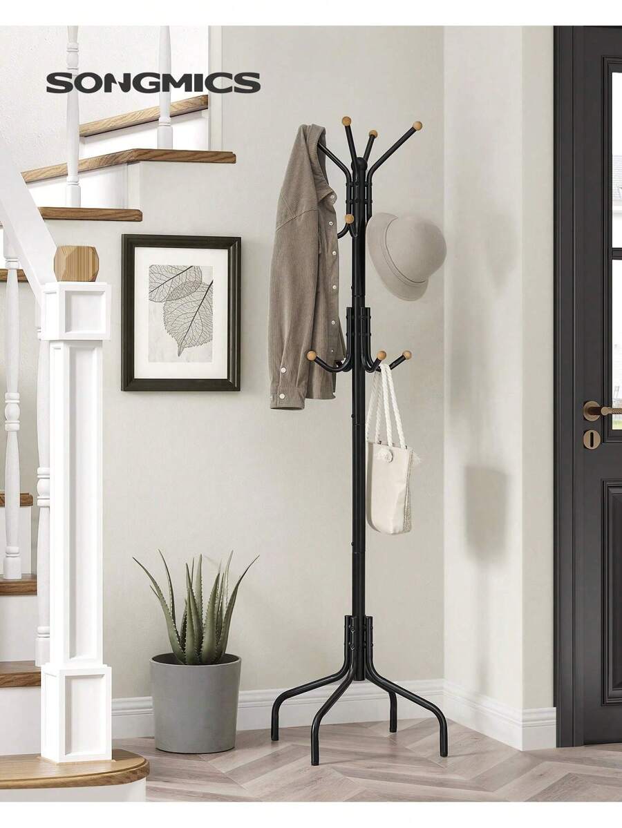 SONGMICS Coat Racks - Black - View 1