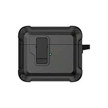 1 个纯色耳机盒兼容 iPhone，无线耳机保护套兼容 Airpods 第 4 代，新款 Airpods 4 耳机保护盒，送给男朋友/女朋友的礼物 - 黑色 - 查看 6